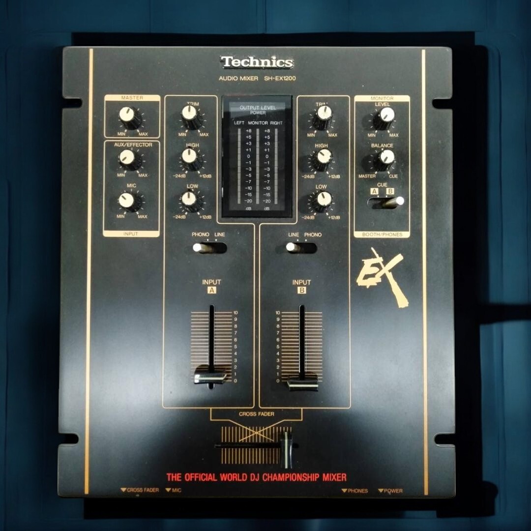 Technics SH-EX1200 Black Audio Mixer Tested/working | eBay