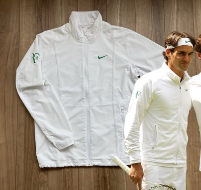 Roger Federer Nike 2012 Wimbledon RF Jacket size:M | eBay