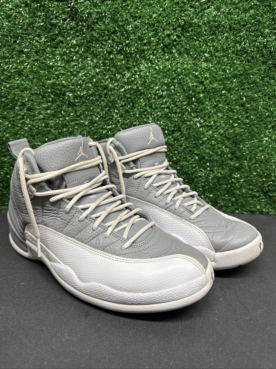 Air Jordan 12 Stealth Retro Size 8 Mens Grey White Sneakers 2022