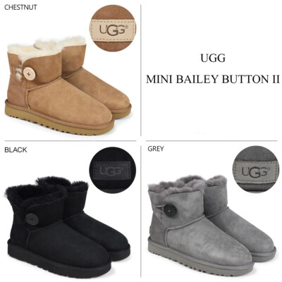 UGG Boots Women UGG Mini Bailey Button II Sheepskin Winter Boots