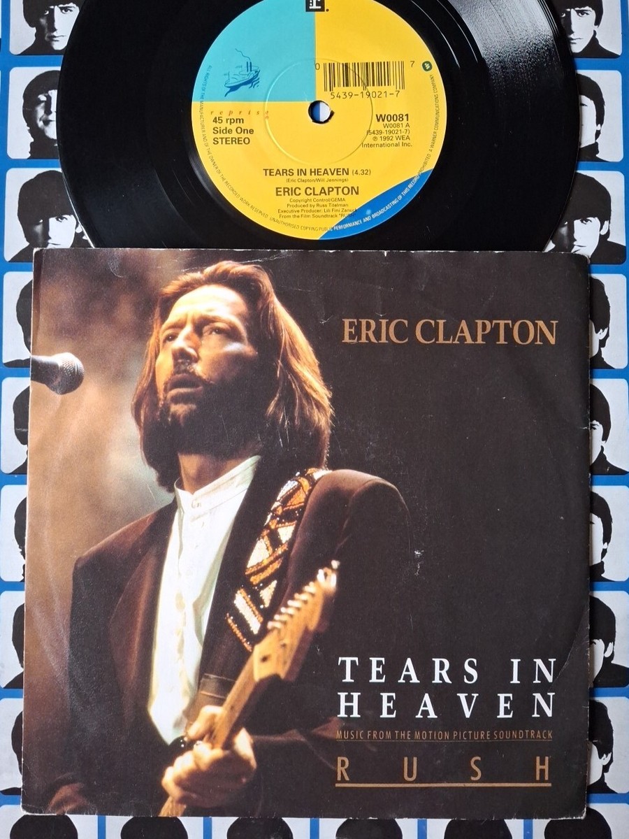 Eric Clapton Tears In Heaven / White Room Live 24 Nights UK PS