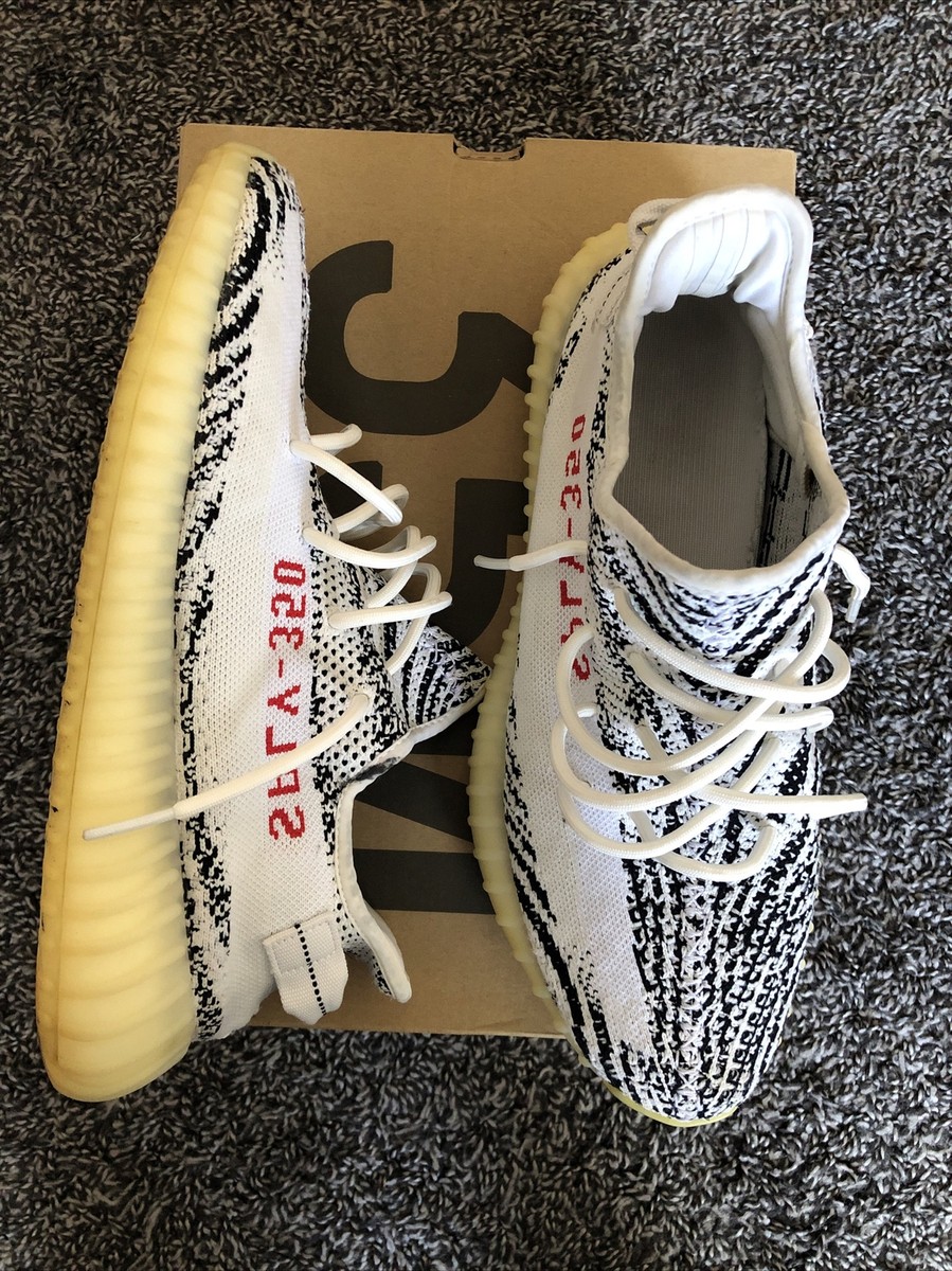 Size 12 - adidas Yeezy Boost 350 V2 Zebra with box. 889773948234| eBay