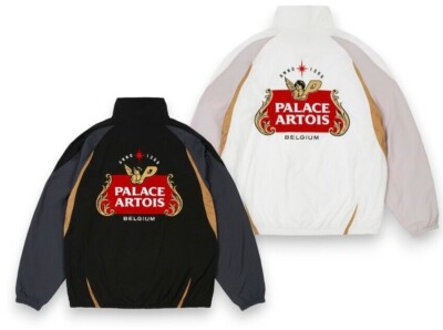 PALACE x Stella Artois Light Court Jacket Black White S-XL
