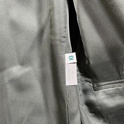 Vintage Austin Reed Blazer Petite 10 Green Wool London New York