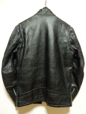 Vintage Schott 641XX Leather Rider Jacket, Size 38, Used, TALON