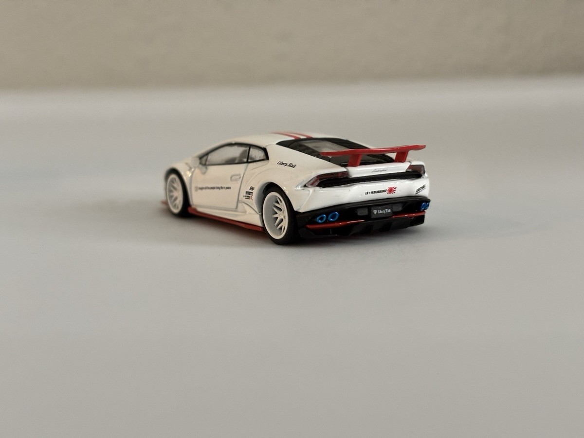 Mini GT CHASE LB Works Lamborghini Huracán Version 1 White w Red