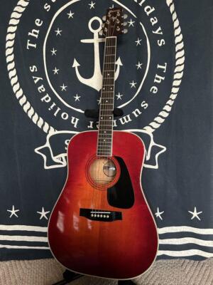 Acoustic Guitar Morris MV-701 AW Vanguard Made in Japan with Soft