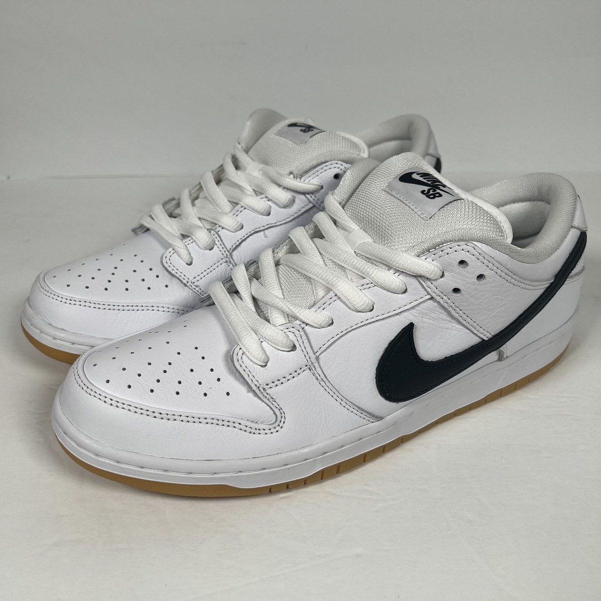 Size 11, 11.5, 12 - Nike SB Dunk Low Pro White Gum ISO CD2563-101