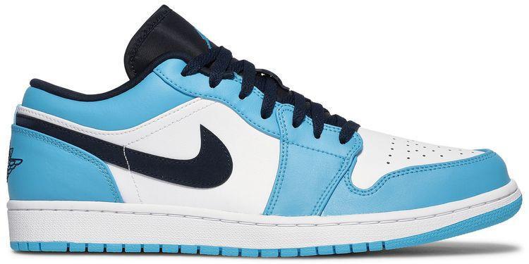 Jordan 1 Low UNC 2021 Black/University Blue/White for Sale