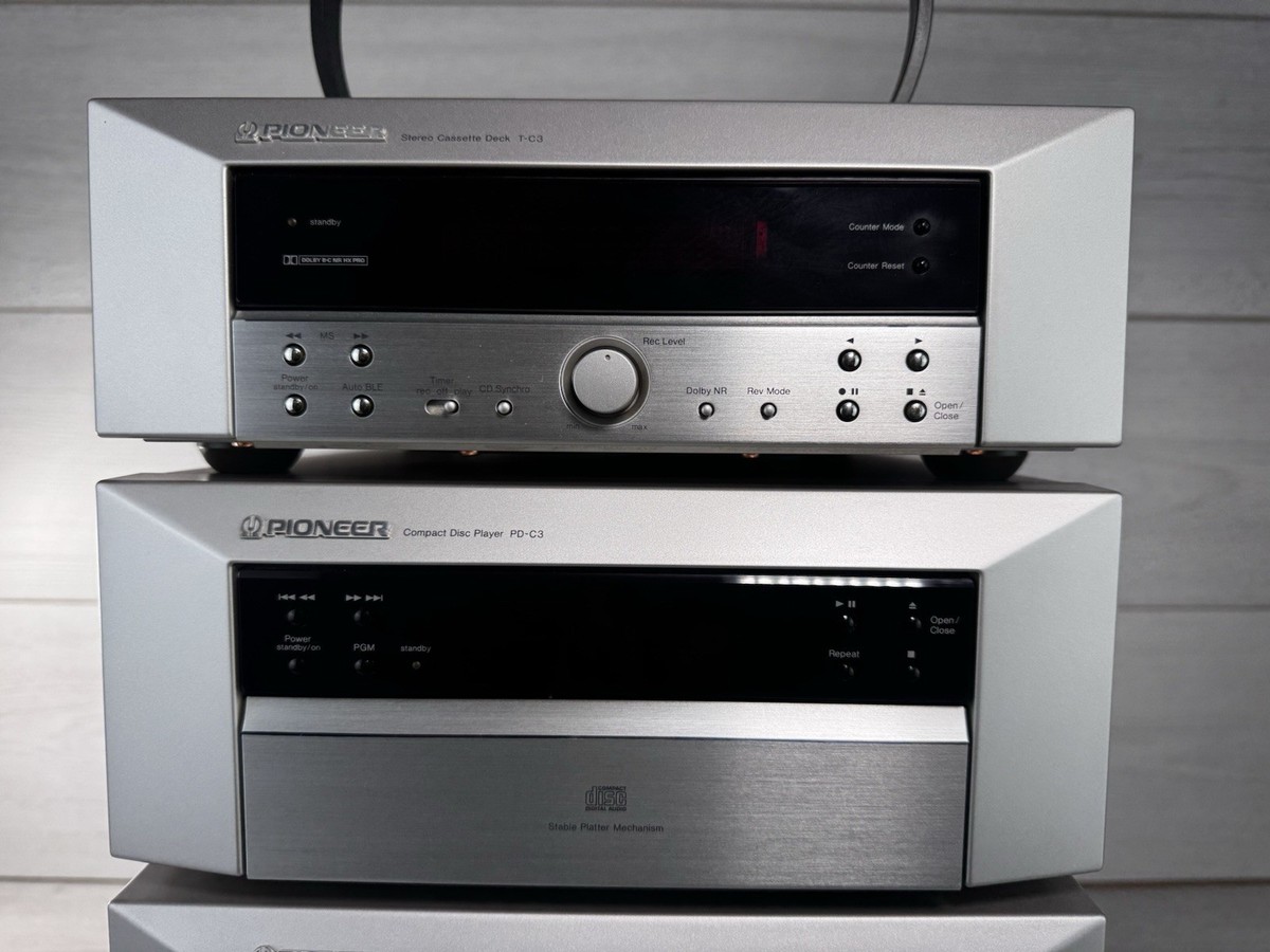 動作確認済】Pioneer A-C3, PD-C3 シルバー コンポ Yahoo!オークション