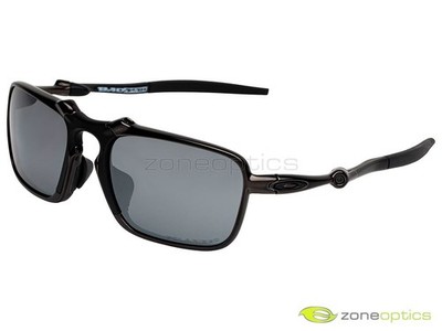 Oakley Badman Polarized Sunglasses OO6035-01 X Metal Carbon/Black