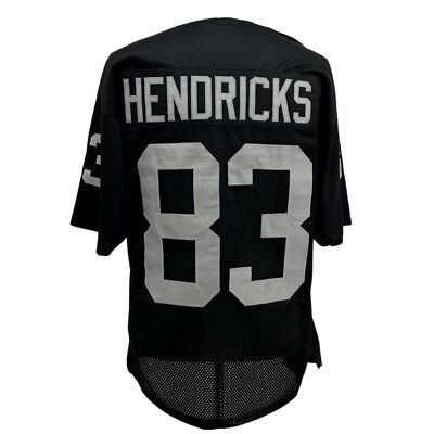 Ted Hendricks Jersey Black Oakland | S-5XL Unsigned Custom Sewn