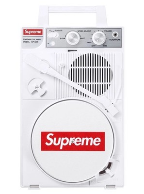 NEW! Supreme ® / ANABAS GP-N3S Portable Record Player - White