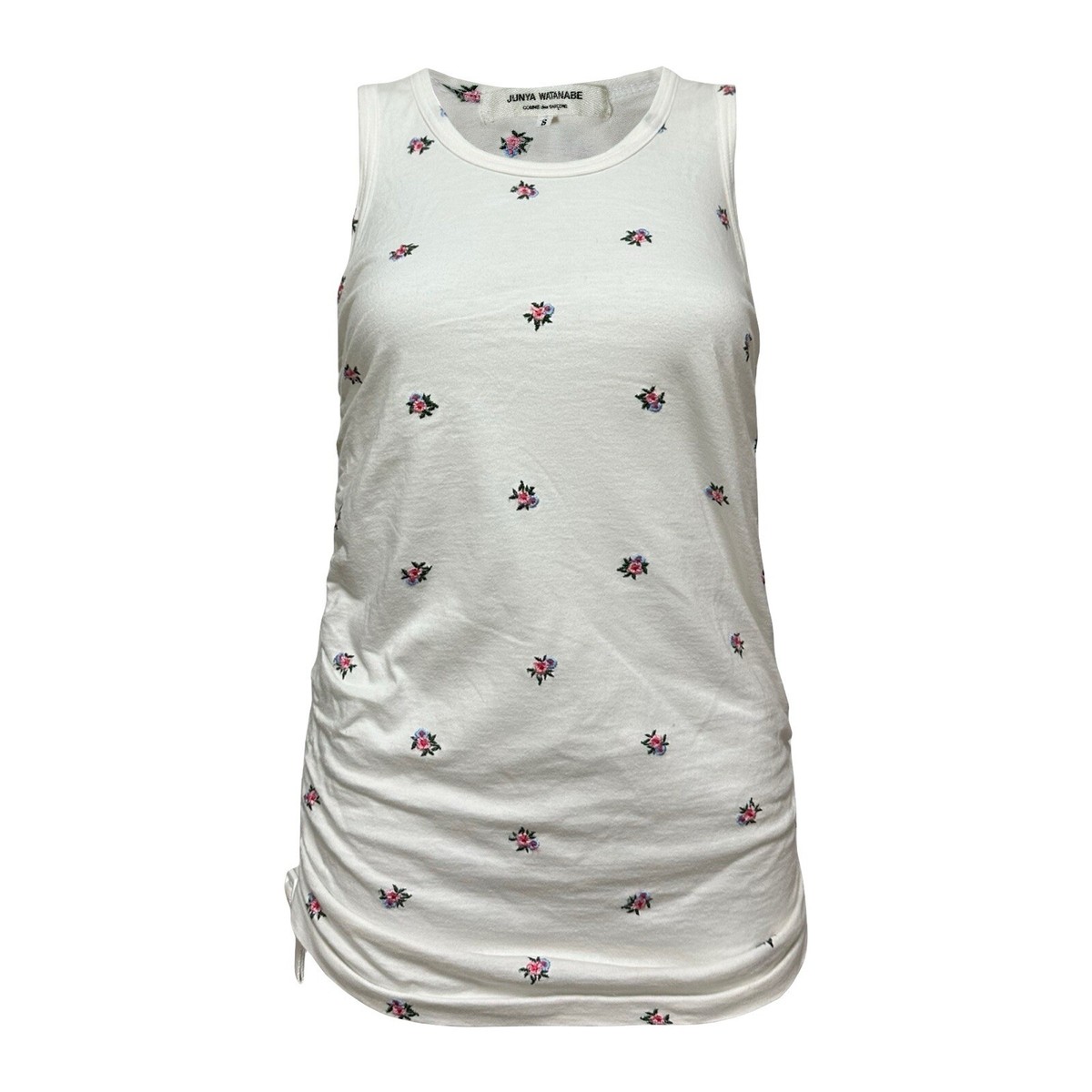 JUNYA WATANABE Spring Summer 2003 Floral Print Parachute Tank Top