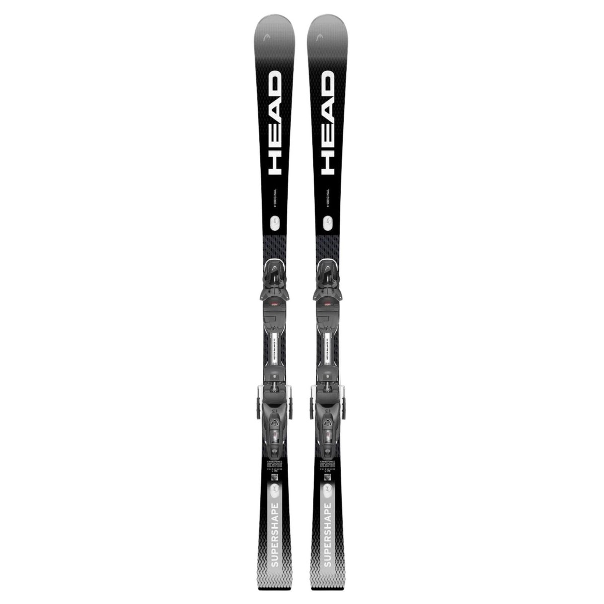 Head Supershape e-Original All-Mountain Skis, 156cm w/ Protector