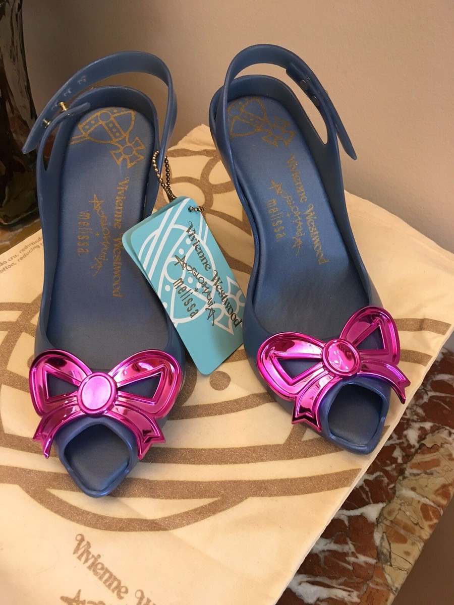 VIVIENNE WESTWOOD x MELISSA 'Lady Dragon II' Aurora Shoes Blue-Hot