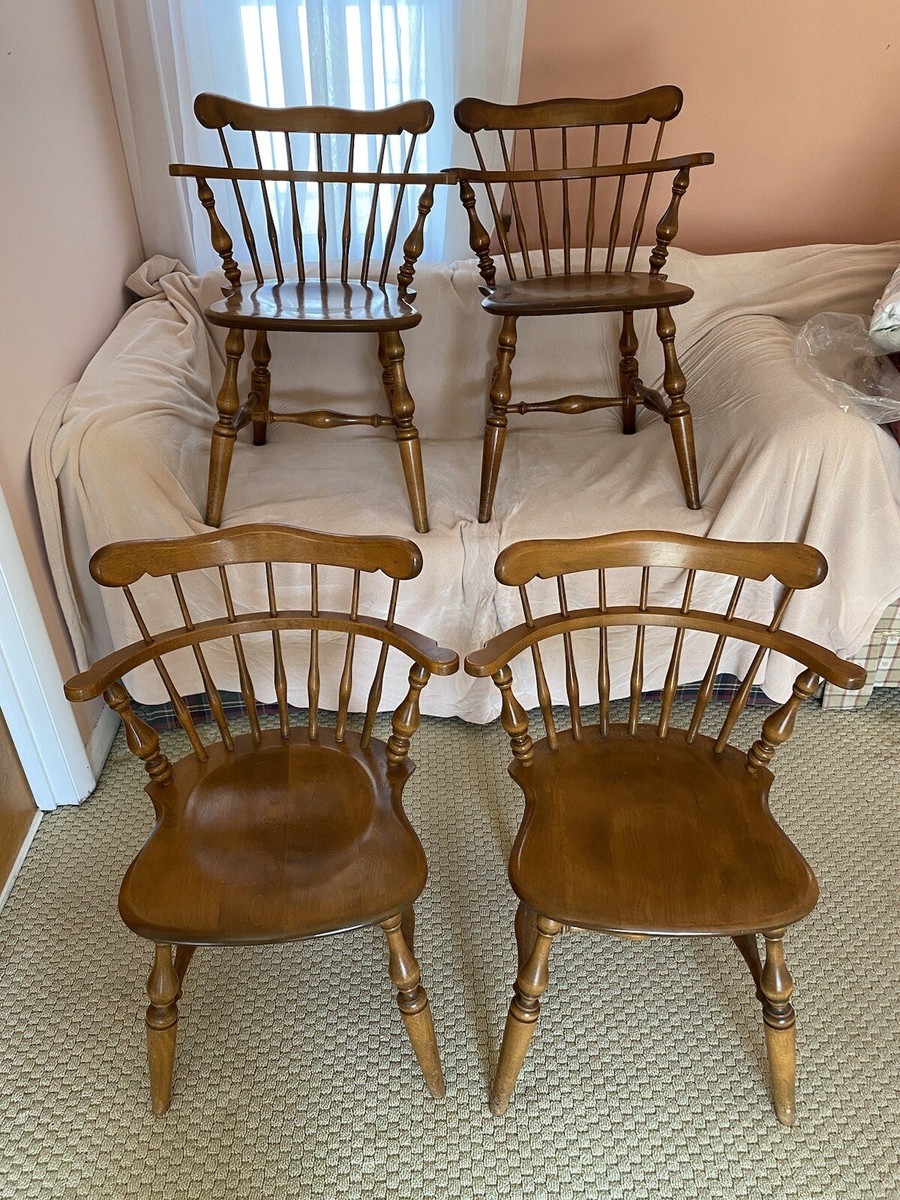 Ethan Allen Heirloom Comb Back Mate's Chair Maple #10-6040 #211