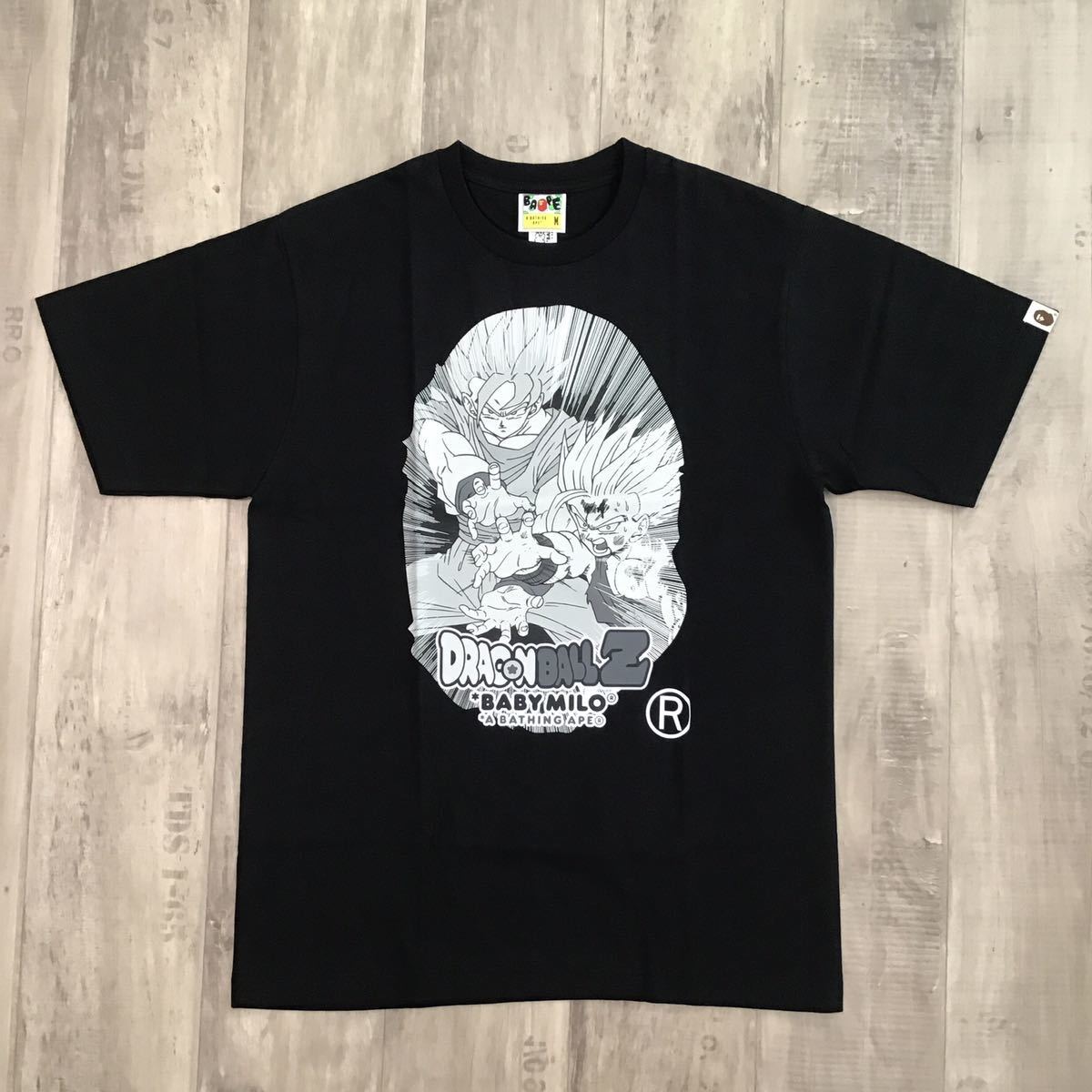 BAPE × Dragon Ball Z BIG APE HEAD T-shirt goku Black A Bathing Ape