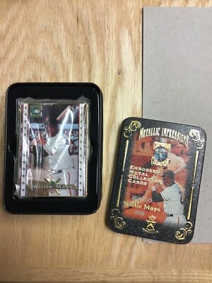 1995 Metallic Impressions Cooperstown Collection Willie Mays 5