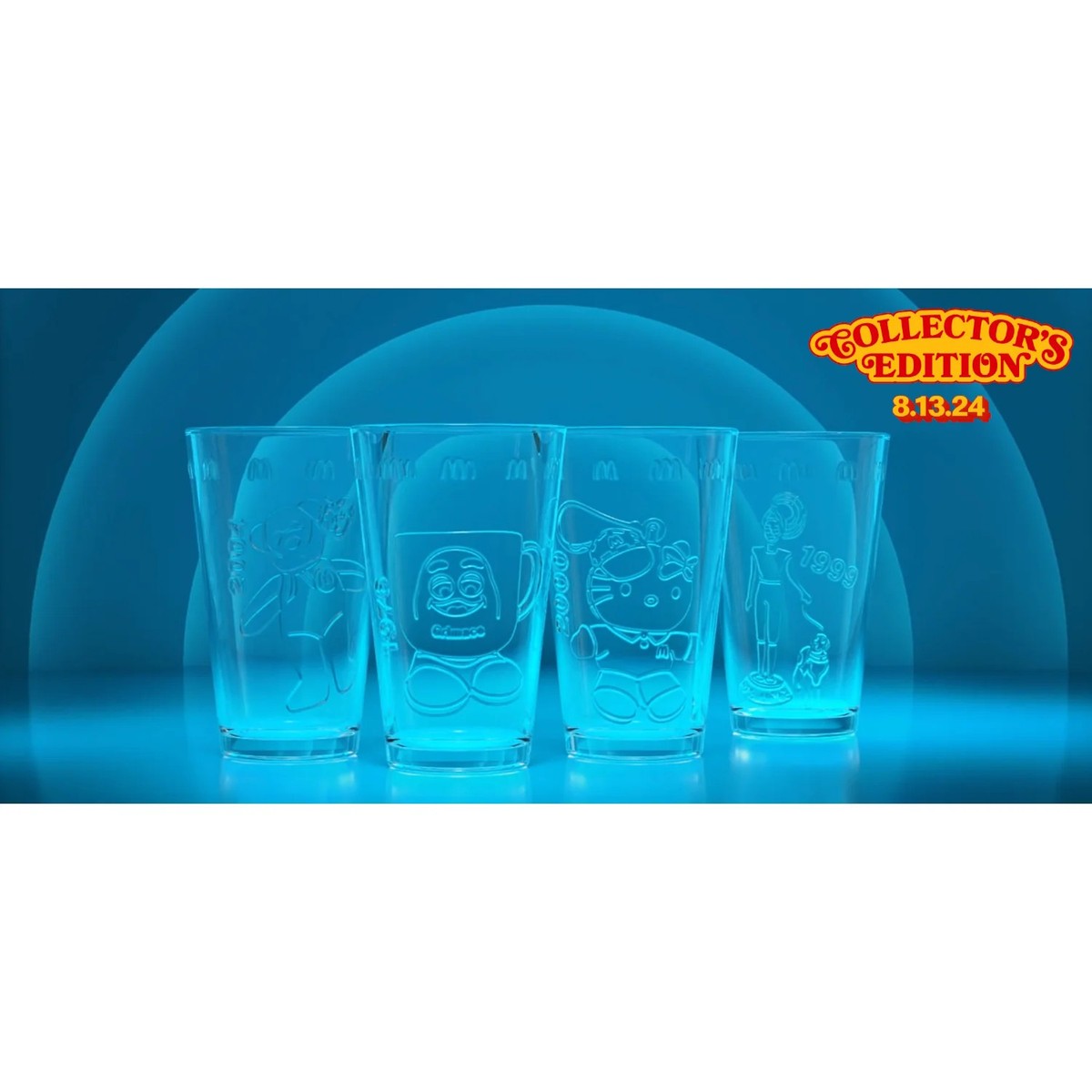 McDonald's Collector Cups 2024: Complete Glass Set - Canadian