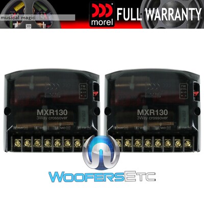 MOREL MXR130 3-WAY PASSIVE CROSSOVERS FOR COMPONENT MIDS SPEAKERS