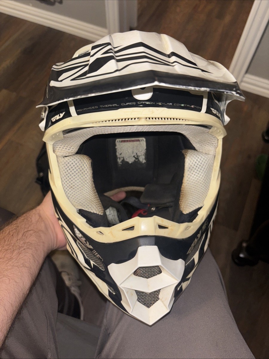 FLY RACING F2 Carbon Kev Jerry Lathrop Motocross Helmet - Size