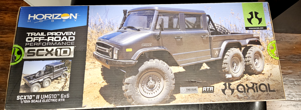 NEW Sealed box - 1/10 SCX10 II UMG10 6x6 Rock Crawler Brushed RTR