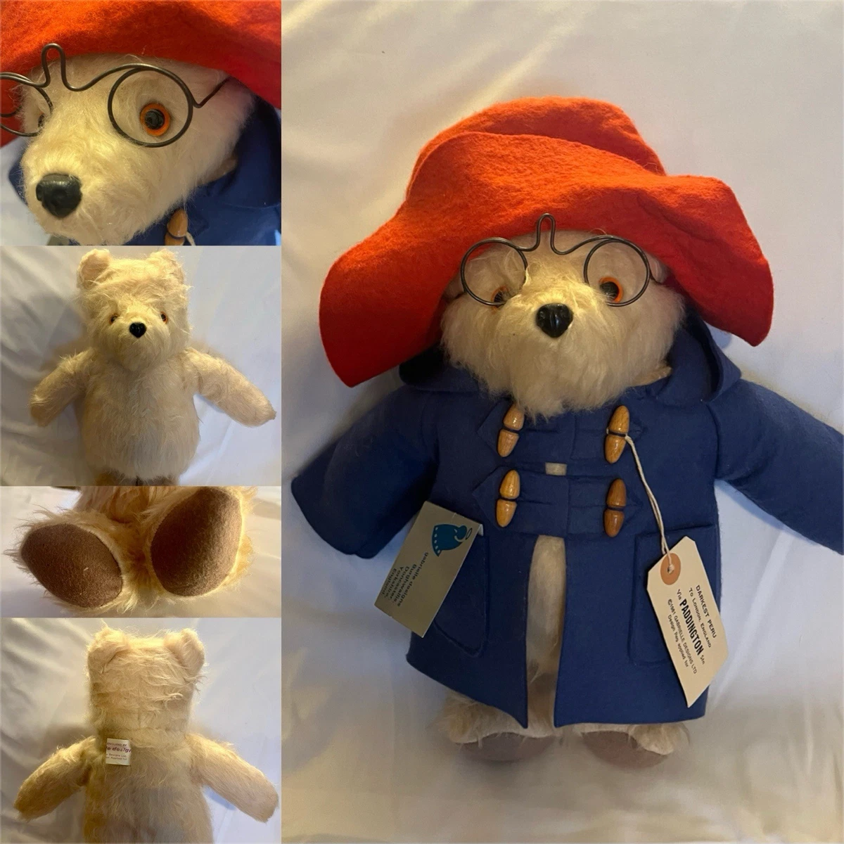 帕丁顿熊老式填充动物| eBay