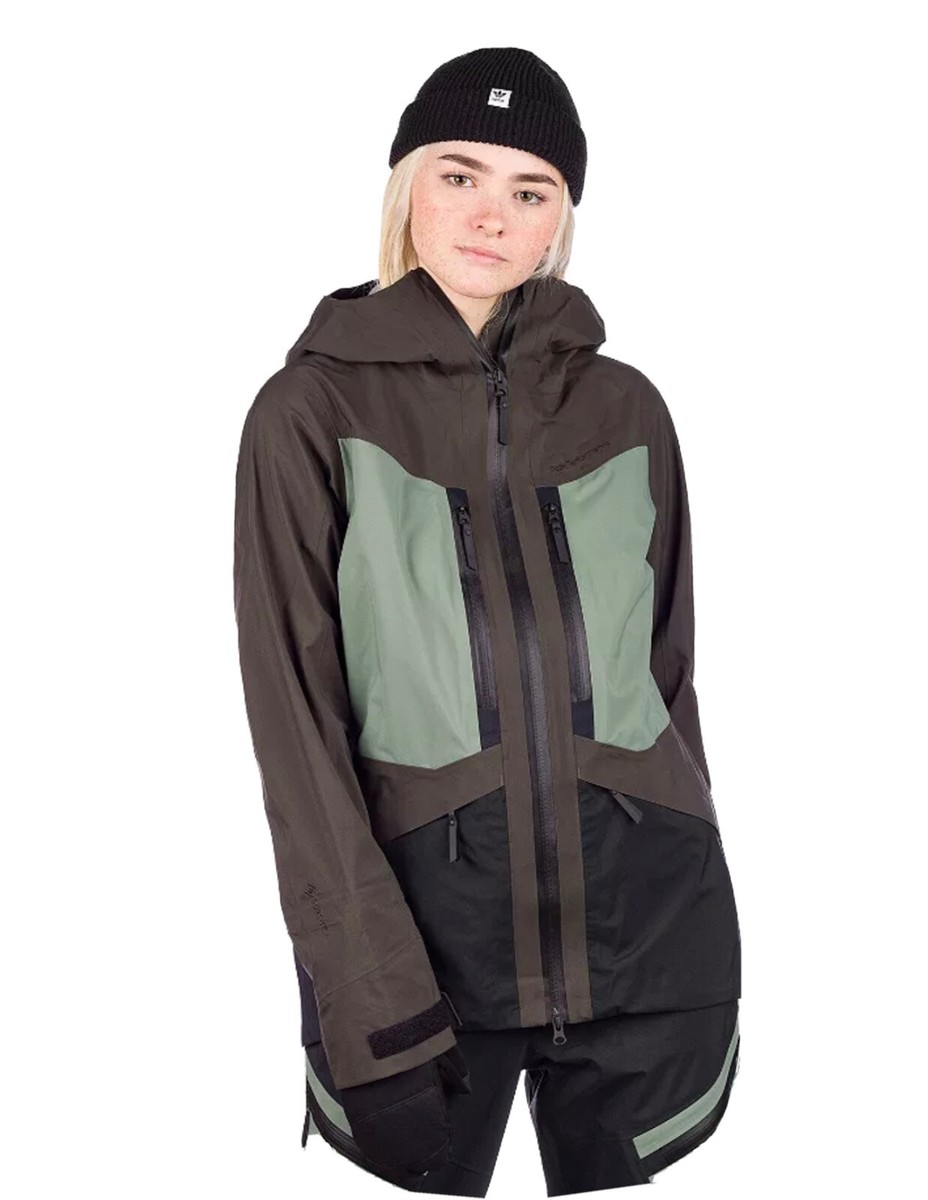 WOMENS PEAK PERFORMANCE GRAVITY JACKET CONIFEROUS GREEN - MEDIUM