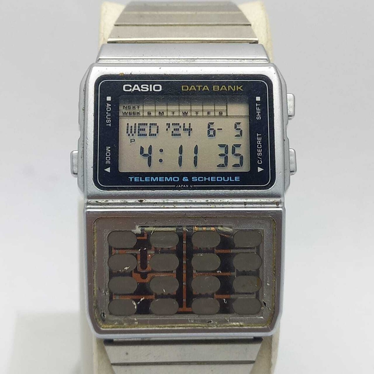 Casio Data Bank DBC-610 Calculator Vintage Men's Watch WLD357SGB2