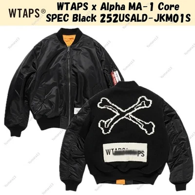 WTAPS x Alpha MA-1 Core SPEC Black 252USALD-JKM01S | eBay