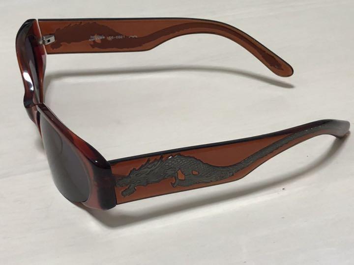 Jean Paul Gaultier dragon sunglasses 56-0021 amber silver vintage