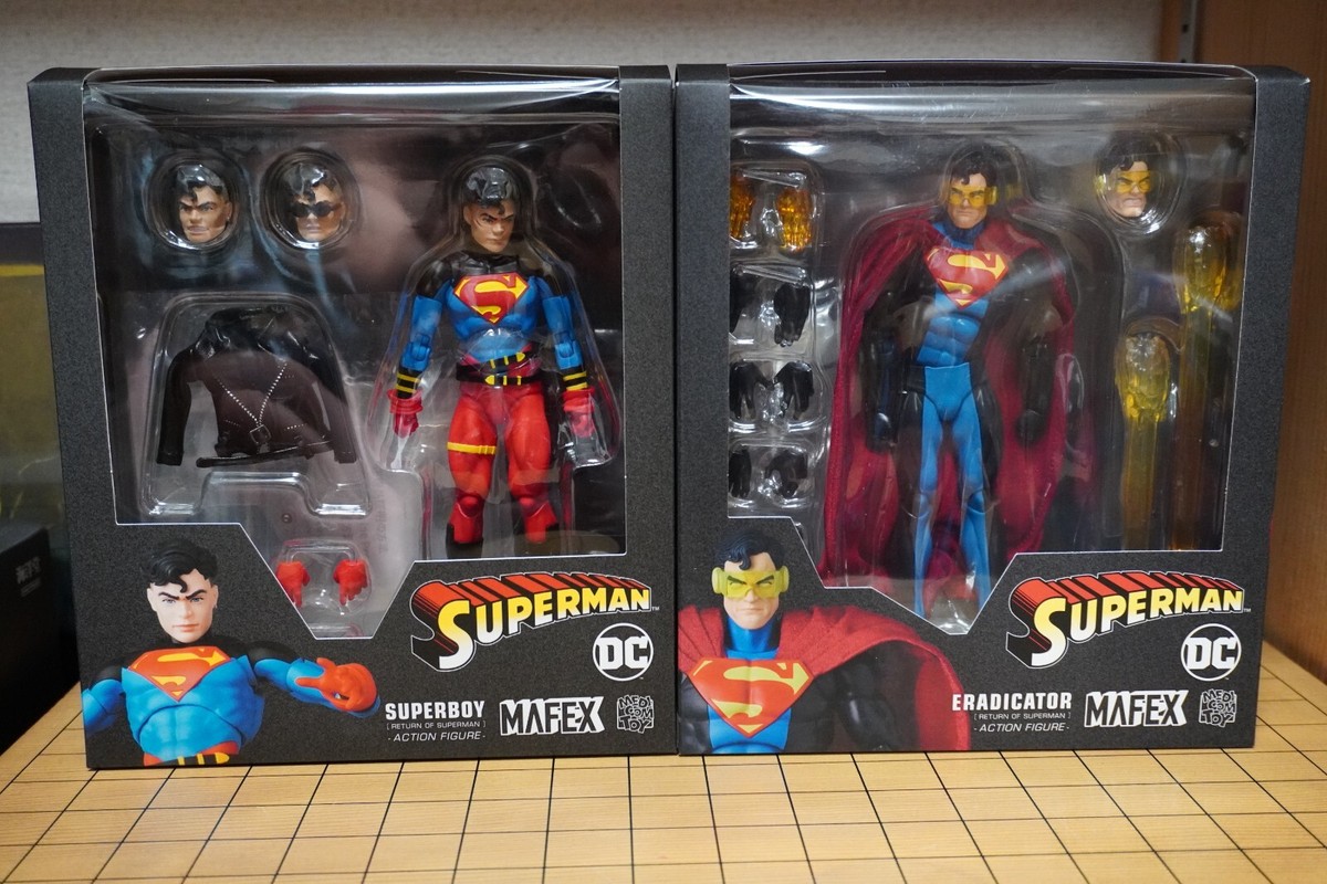 Medicom MAFEX Superboy No.232 & Eradicator No.219 Return of