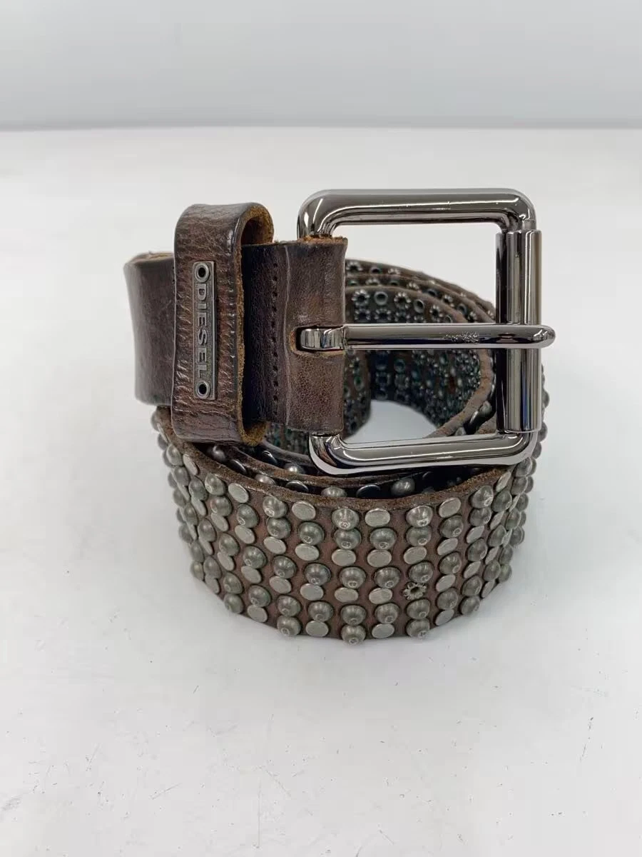 vintage diesel studs belt y2k 00's Diesel Men Old Model Leather