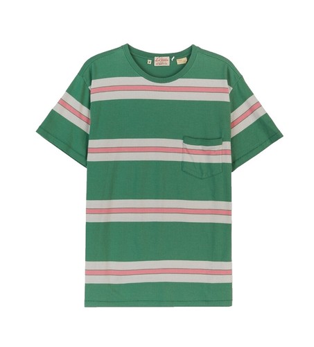 BUTCHER PRODUCTS Striped T-shirt Size: 42 Green x Men orange | eBay