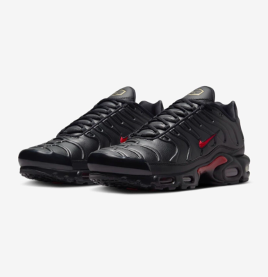 NIKE Air Max Plus Premium FZ3038 001 Black Black Metallic Gold