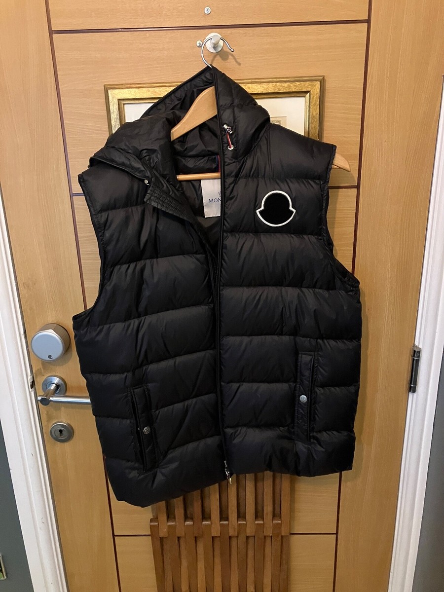 Moncler Vanoise black gilet - Large Size (moncler Size 4) | eBay