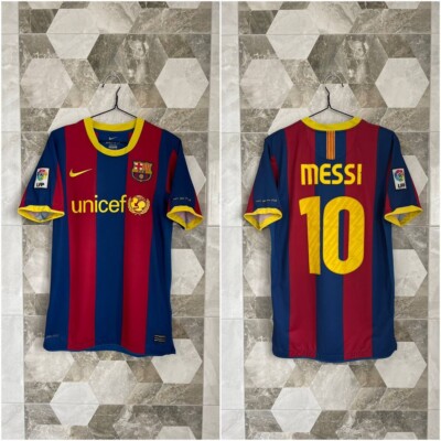 FC Barcelona #10 MESSI 2010 2011 Home Football Shirt Jersey Nike