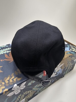 Supreme Wool Camp Cap Black FW20 | eBay