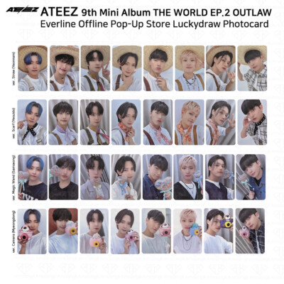 ATEEZ THE WORLD EP.2 OUTLAW Everline Offline POPUP Benefit Lucky
