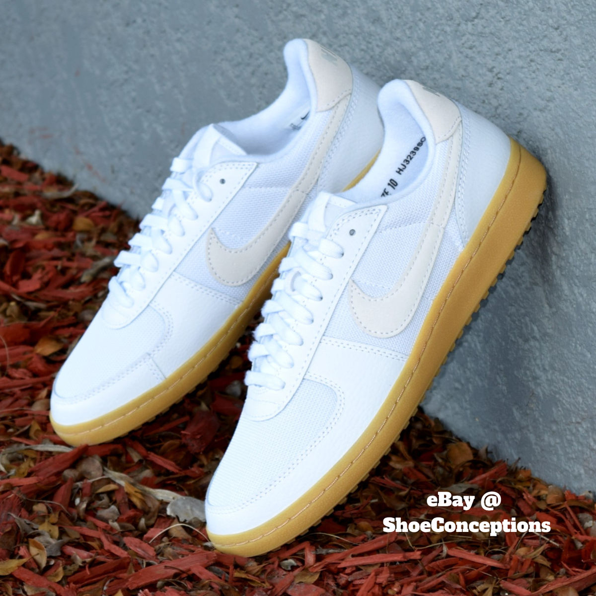 Nike Field General 82 SP Shoes White Gum Yellow HJ3239-100 Men's