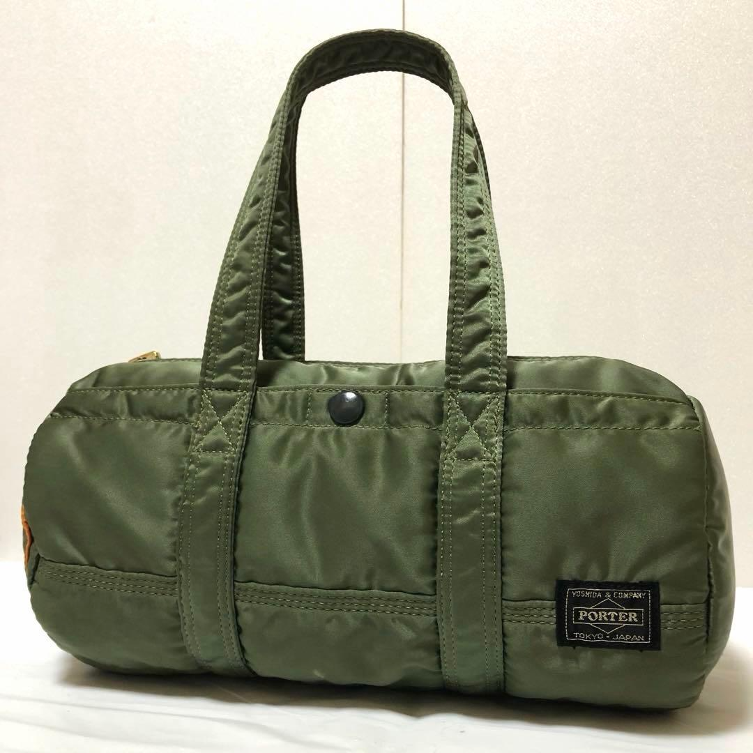 PORTER Tanker Mini Boston Duffle Bag Sage Green Nylon Small