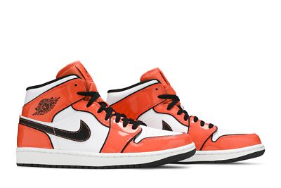 New - Nike Air Jordan 1 Mid SE Turf Orange Retro DD6834-802 Men's