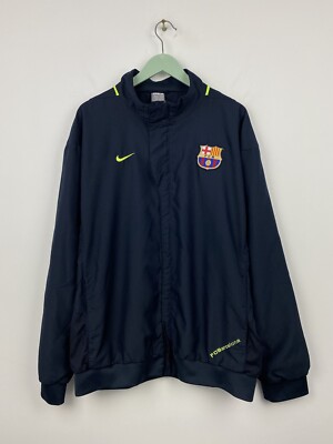 Barcelona 2007 2008 Training Football Soccer Track Top Jacket Nike