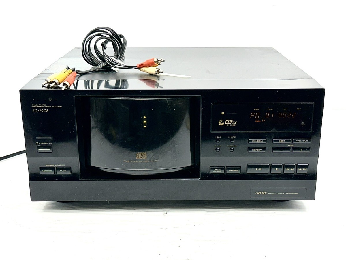 Pro Refurb} Pioneer PD-F908 File-Type CD Player - CDFIle 101 Disc