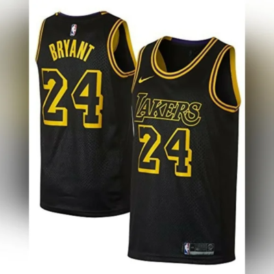 Kobe Bryant 24 Jersey Black Mamba Nike Authentic Size XL City