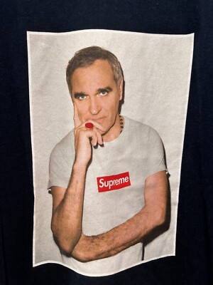 Supreme Morrissey Tee Black Used Size Large SS16 | eBay