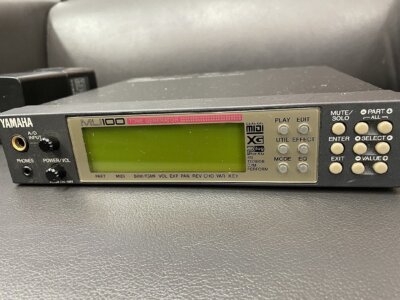 Yamaha MU100 Tone Generator Sound Module Synthesizer used Japan F