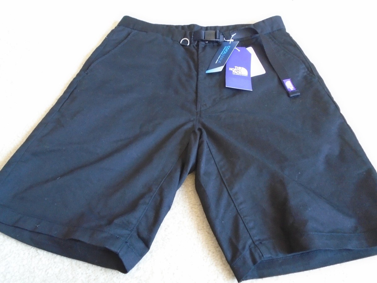 The North Face Purple Label Shorts 30 Coolmax Black Stretch Twill