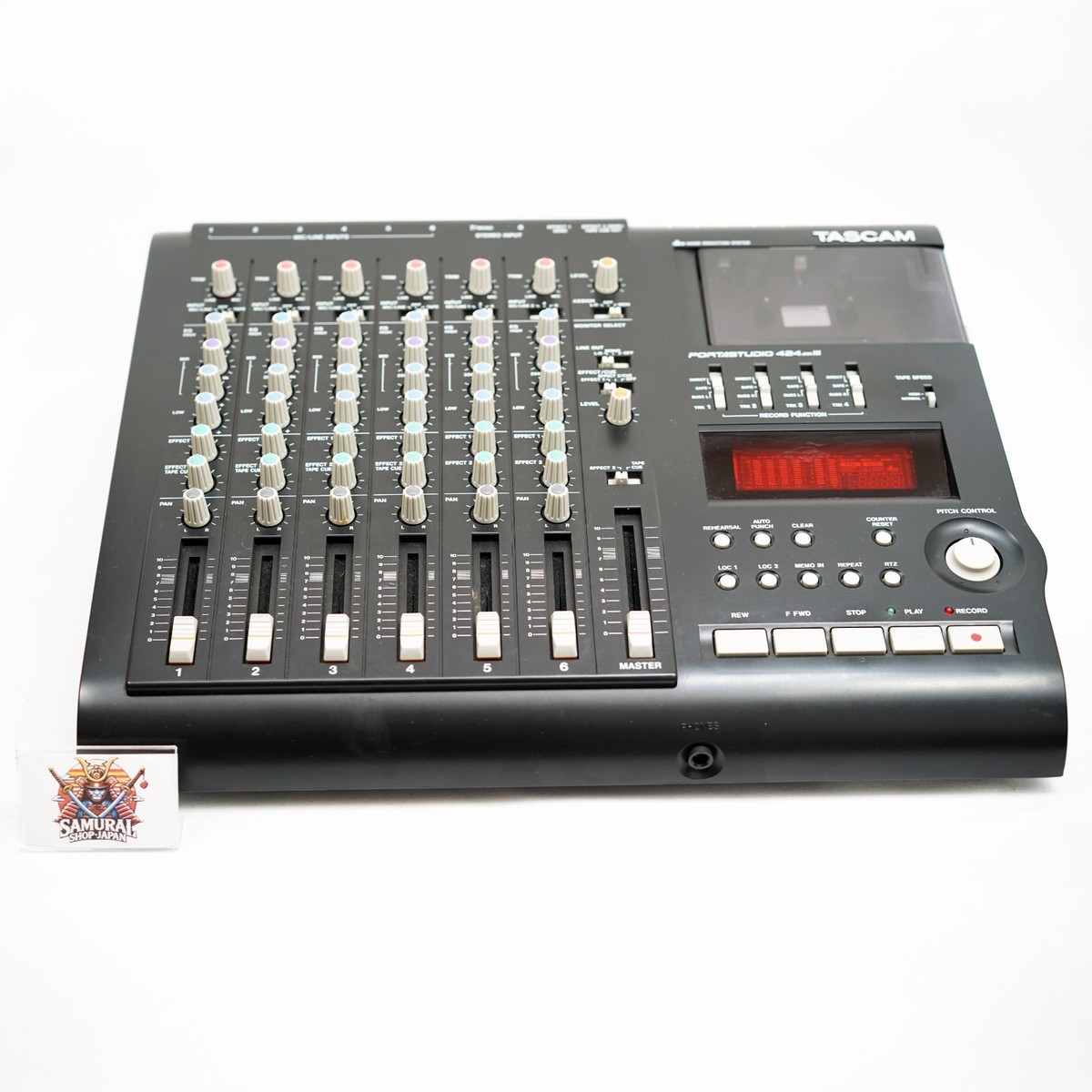 TASCAM 424 MKIII 4-Track Portastudio Cassette Tape Recorder Tested